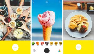App chuyên dùng cho việc chụp ảnh thức ăn